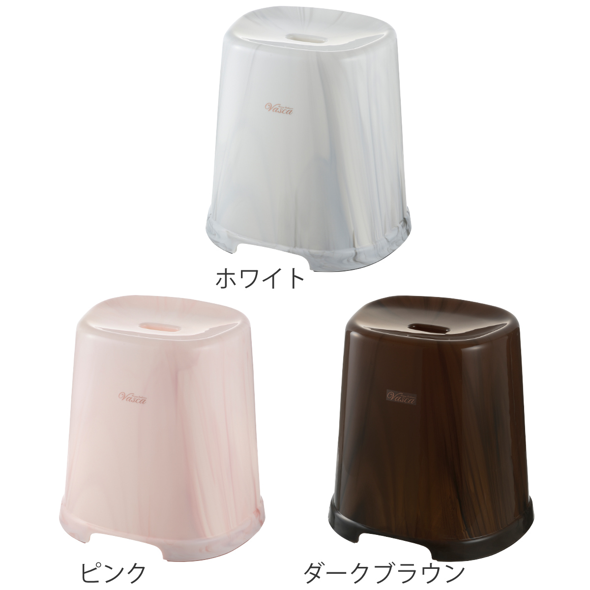 風呂イス バスカ 40cm 日本製 ( 風呂椅子 風呂いす バスチェア 大理石 お風呂 椅子 イス 風呂 腰かけ バスチェアー H40 滑り止め 幅広 日本製 バス用品 バスグッズ 高さ40cm ) 【ピンク】 ピンク