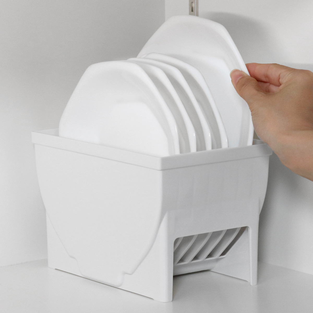 キッチン 収納 ディッシュスタンド トトノ 引き出し用 ディッシュスタンドR レギュラー ( キッチン収納ケース 皿立て ディッシュラック 食器 食器立て 食器ラック シンク下 食器棚収納 シンク収納 食器棚 システムキッチン )