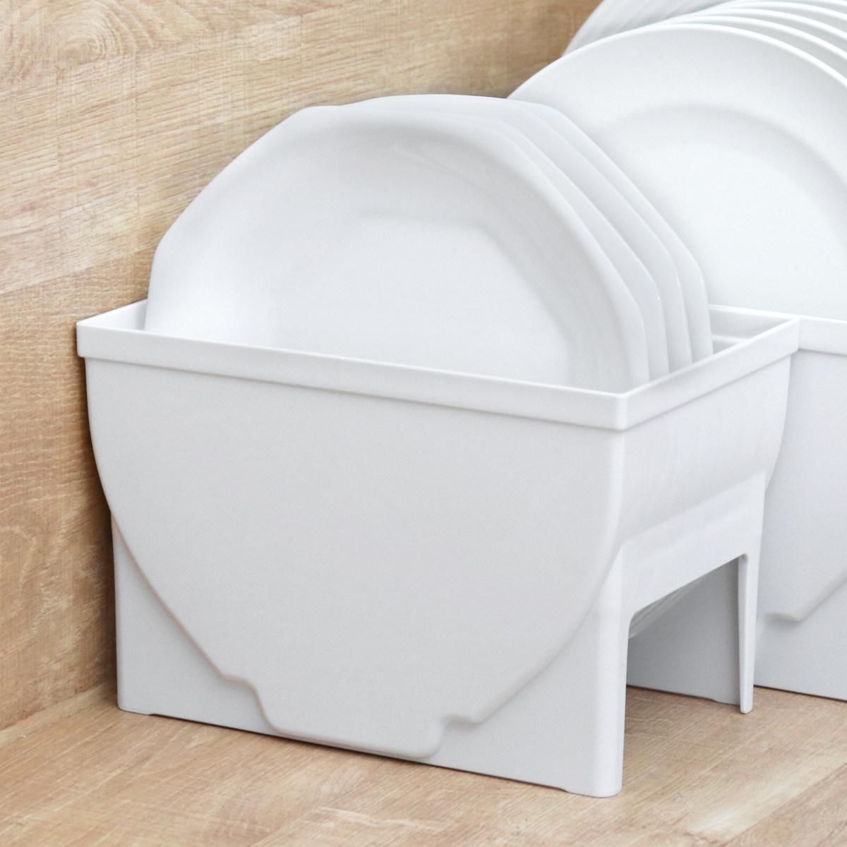 キッチン 収納 ディッシュスタンド トトノ 引き出し用 ディッシュスタンドR レギュラー ( キッチン収納ケース 皿立て ディッシュラック 食器 食器立て 食器ラック シンク下 食器棚収納 シンク収納 食器棚 システムキッチン )