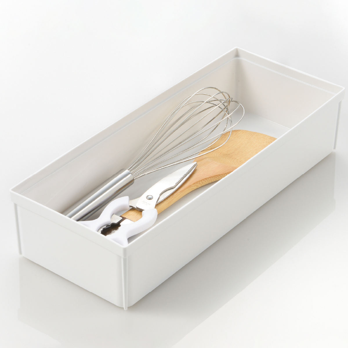 キッチンツールボックス トトノ 引き出し用 キッチンツールボックスR ( ツールスタンド ツールケース キッチン 収納 キッチンツール 整理ケース キッチン収納ケース シンク収納 食器棚 カトラリーケース 収納ケース ツールボックス )