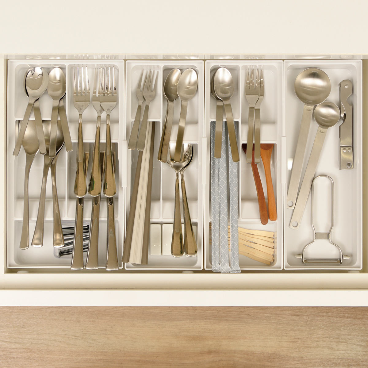 キッチンツールボックス トトノ 引き出し用 キッチンツールボックスR ( ツールスタンド ツールケース キッチン 収納 キッチンツール 整理ケース キッチン収納ケース シンク収納 食器棚 カトラリーケース 収納ケース ツールボックス )