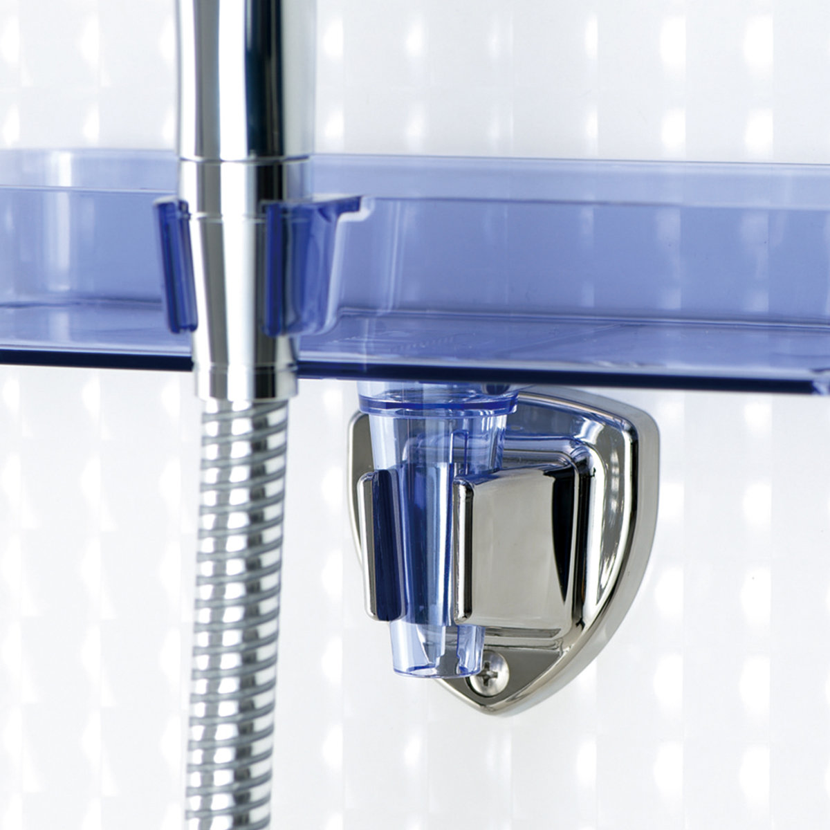 バス収納 シャワーフックトレー ( シャワーラック 1段 シャワー ラック シャンプーラック 吊り下げ 収納 ボトルラック ボトル バスラック 棚 小物 タオル 整理 省スペース 穴あき お風呂 )