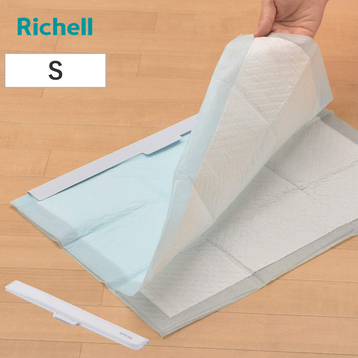 クリップ ペットシーツ用 つなげるシーツクリップ S （ ペットシーツ シーツ固定クリップ ペットトイレ用品 リッチェル ペットシーツ固定 マグネットクリップ シーツズレ防止 マグネット ）