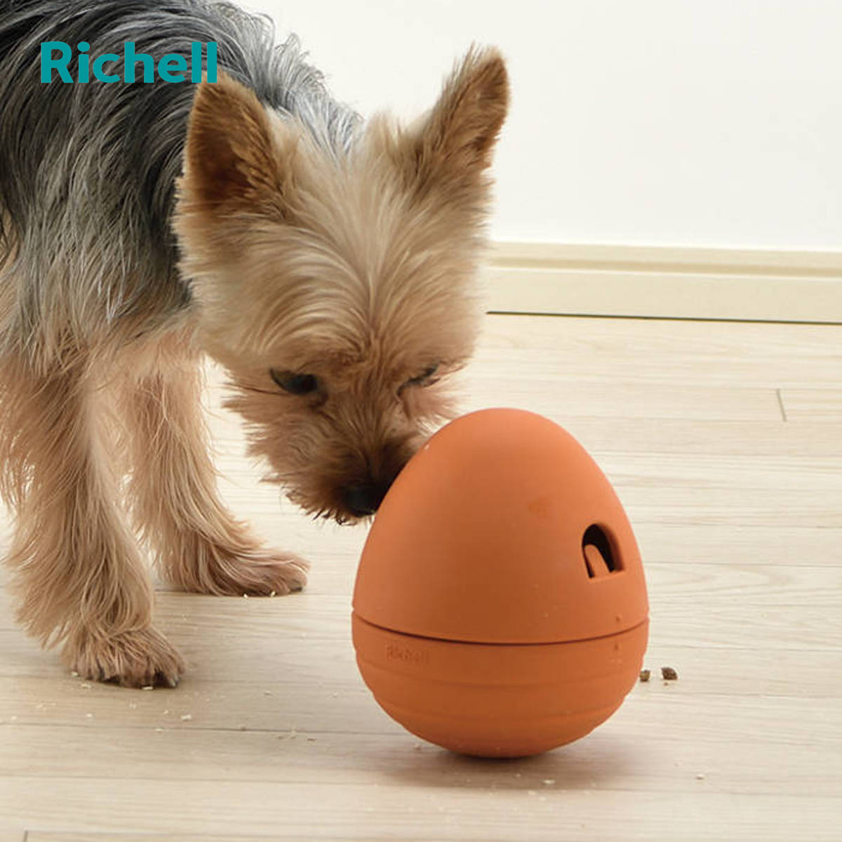 知遊玩具 犬用 グルー ローリーポーリー ドッグフード入れ （ リッチェル エサ入れ 小型犬 超小型犬 知育 玩具 ペット 犬 ドッグ 用品 おもちゃ おやつ フード 噛む トイ ドッグトイ 犬用玩具 ペットおもちゃ 餌入れ トレーニング ）