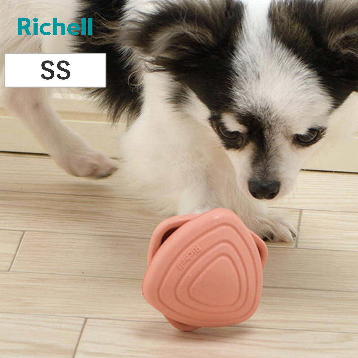 知遊玩具 犬用 グルー ペック パピー用 SS ドッグフード入れ （ リッチェル エサ入れ 小犬 小型犬 超小型 知育 玩具 ペット 犬 ドッグ 用品 おもちゃ おやつ フード 噛む トイ ドッグトイ 犬用玩具 ペットおもちゃ トレーニング ）