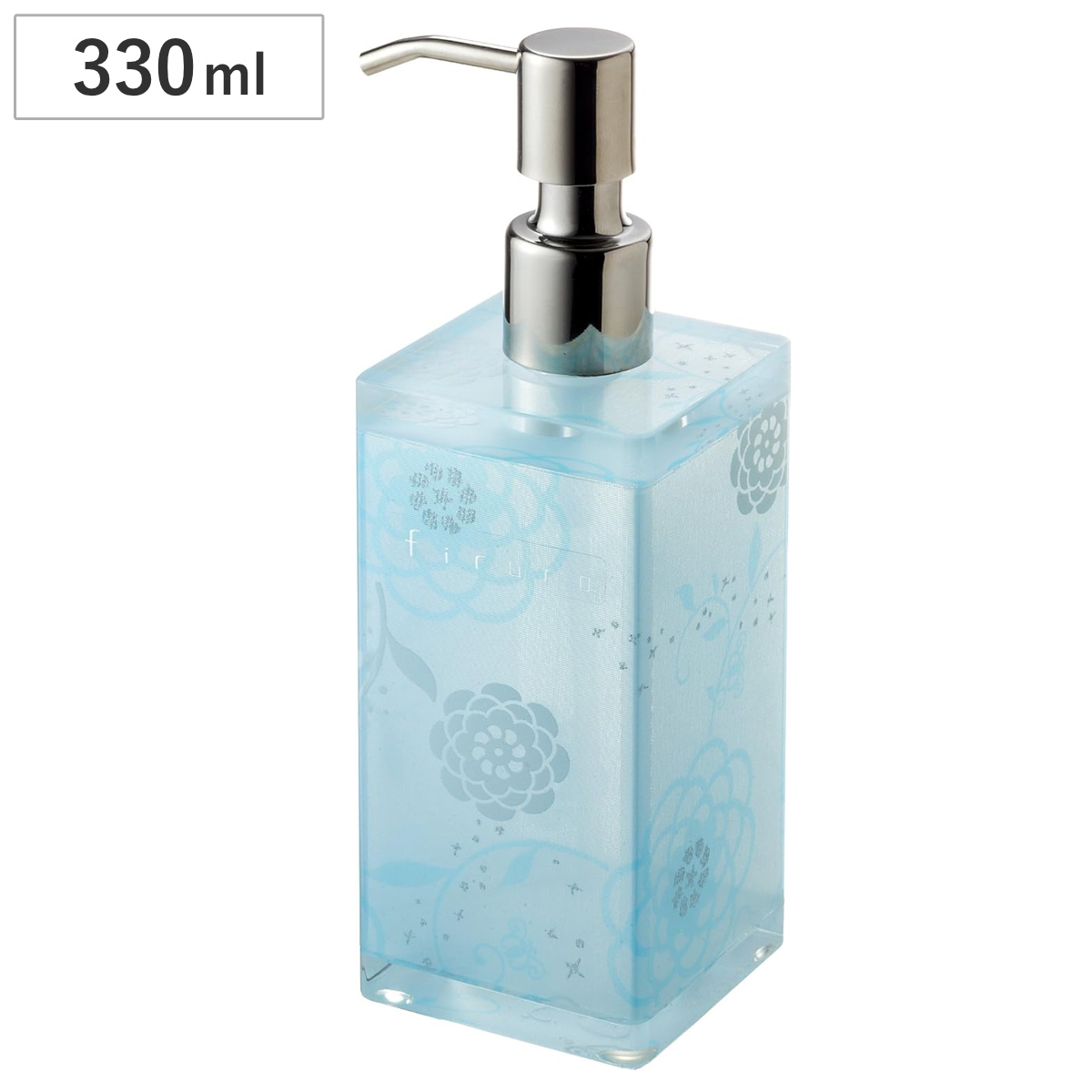 ディスペンサー 330ml ローションボトル 化粧水 フィルロ シュシュ ( ディスペンサーボトル 液体タイプ 詰め替えボトル ローション 乳液 スキンケア 詰め替え容器 アクリル ハンドソープ 石けん 洗面 お風呂 バス用品 おしゃれ )