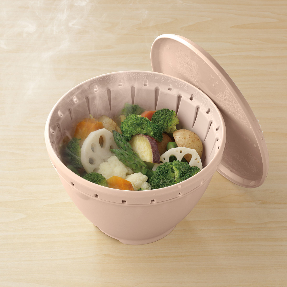 ザル・ボール 3点セット Lサイズ リベラリスタ ボールコランダーセットL フタ付き ( 食洗機対応 電子レンジ対応 ボウル ザル コランダー 耐熱ボウル ボール ざる 水切りザル 水切り 湯切り 下ごしらえ 蓋付き ふた付き ) 【ホワイト】 ホワイト