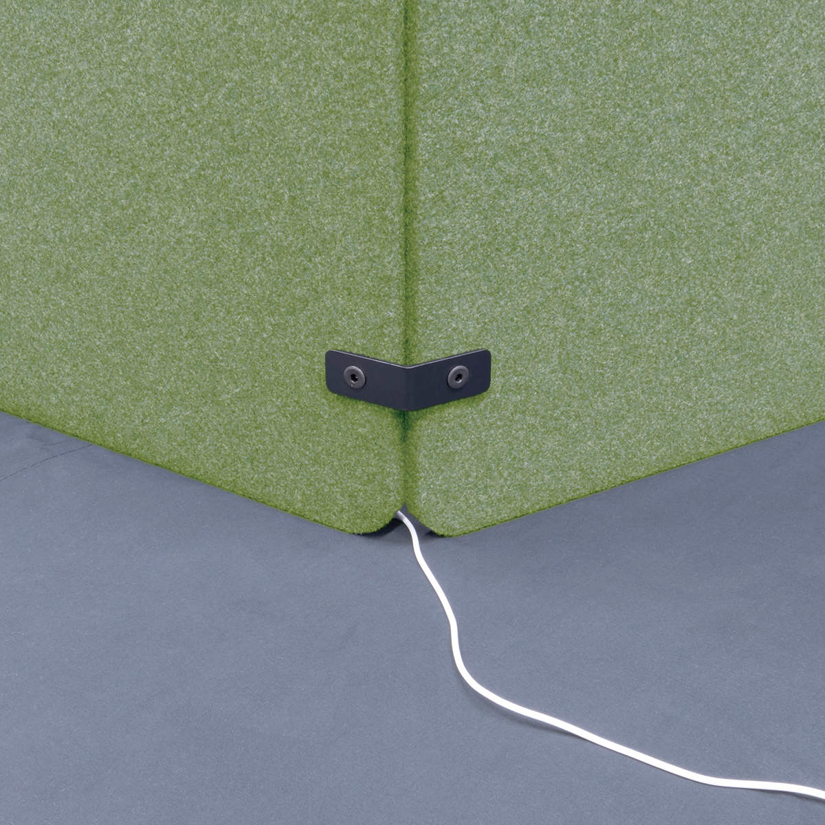 デスクパーテーション 幅100.5cm ワイド デスクブース REMUTE 日本製 ( パーテーション 卓上 デスク 仕切り リモートワーク 衝立 パーティション 吸音 机上 目隠し テレワーク Web会議 在宅勤務 雑音 騒音 軽減 組立 オフィス 自宅 ) 【ライトグレー】 ライトグレー