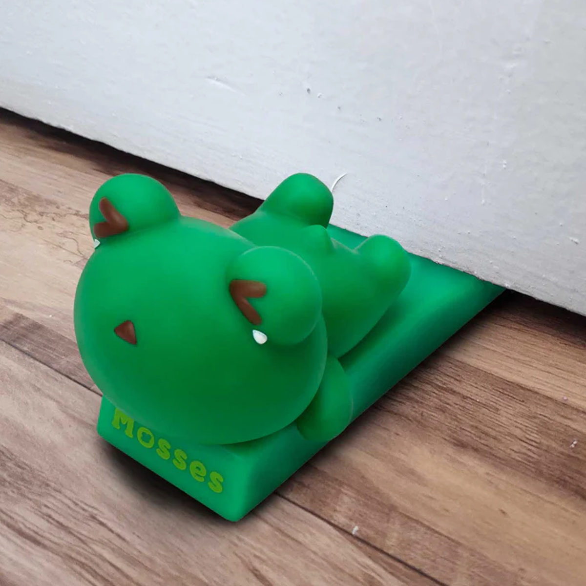 ドアストッパー アプリクス アニマルストッパー かわいい 動物 ( 扉ストッパー ドア ドア止め 扉 室内 アニマル 猫 ネコ 玄関 滑り止め シリコン 猫型 ねこ カエル かえる 固定 トラ クロ シロ カワイイ キュート インテリア ) 【クロ】 クロ