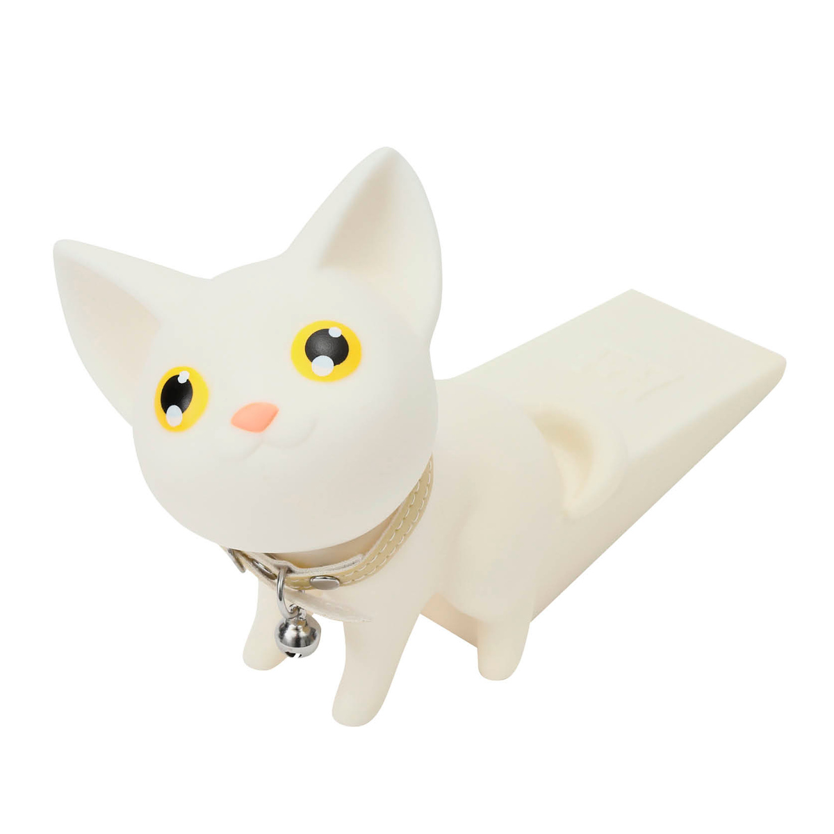 ドアストッパー アプリクス アニマルストッパー かわいい 動物 ( 扉ストッパー ドア ドア止め 扉 室内 アニマル 猫 ネコ 玄関 滑り止め シリコン 猫型 ねこ カエル かえる 固定 トラ クロ シロ カワイイ キュート インテリア ) 【クロ】 クロ