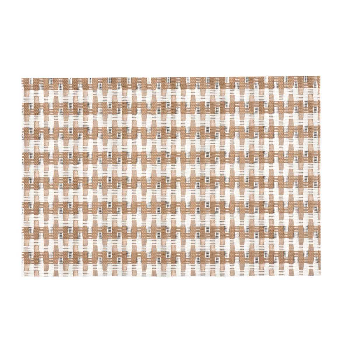 ランチョンマット アプリクス イリュージョン ( 45×30cm おしゃれ 撥水 洗える 角型 長方形 PVC マット モダン シンプル 北欧 食卓 ) 【ブルー】 ブルー