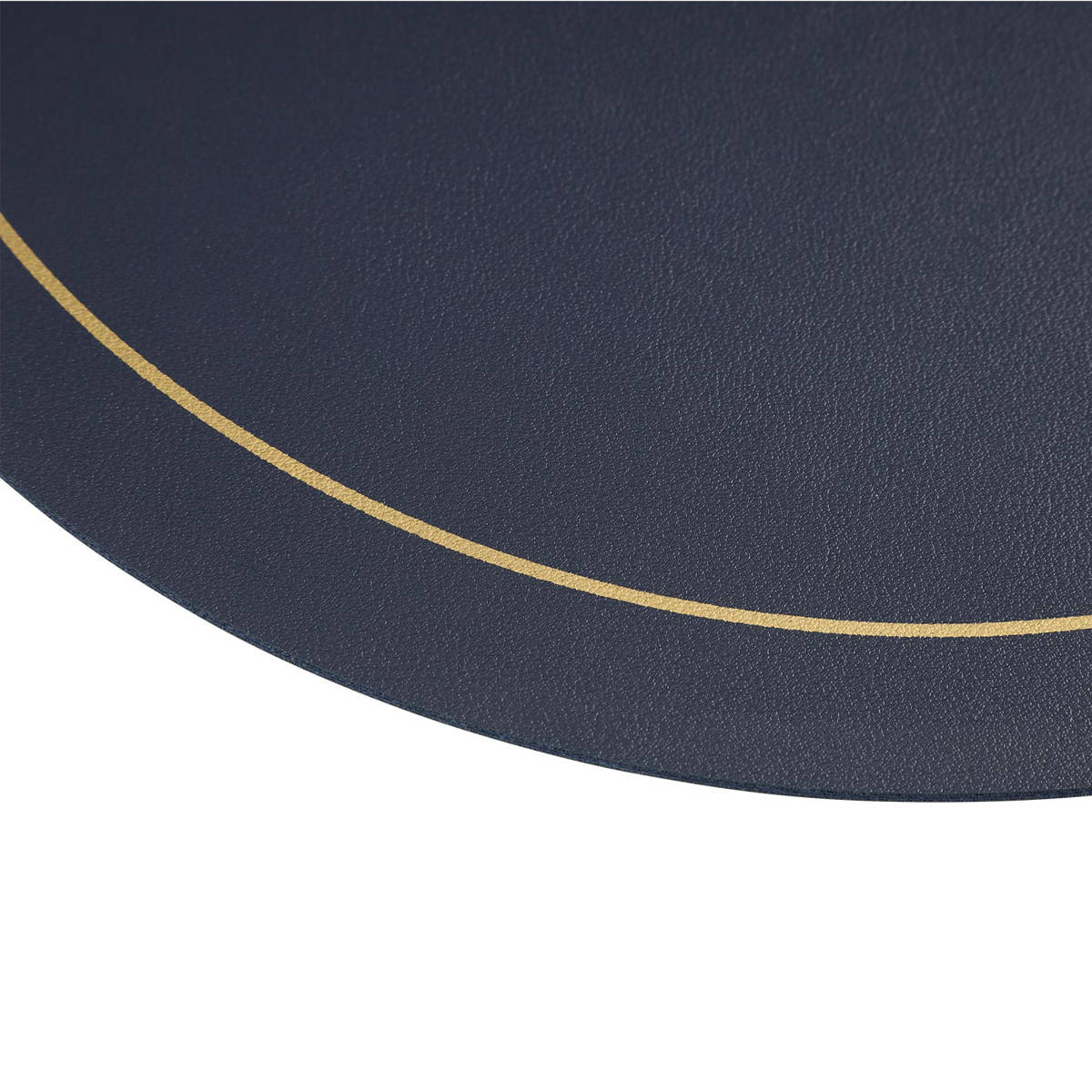 ランチョンマット アプリクス オーバル ( 45×30cm おしゃれ 撥水 洗える PVC テーブルマット エレガント シンプル 食卓 ) 【グリーン】 グリーン