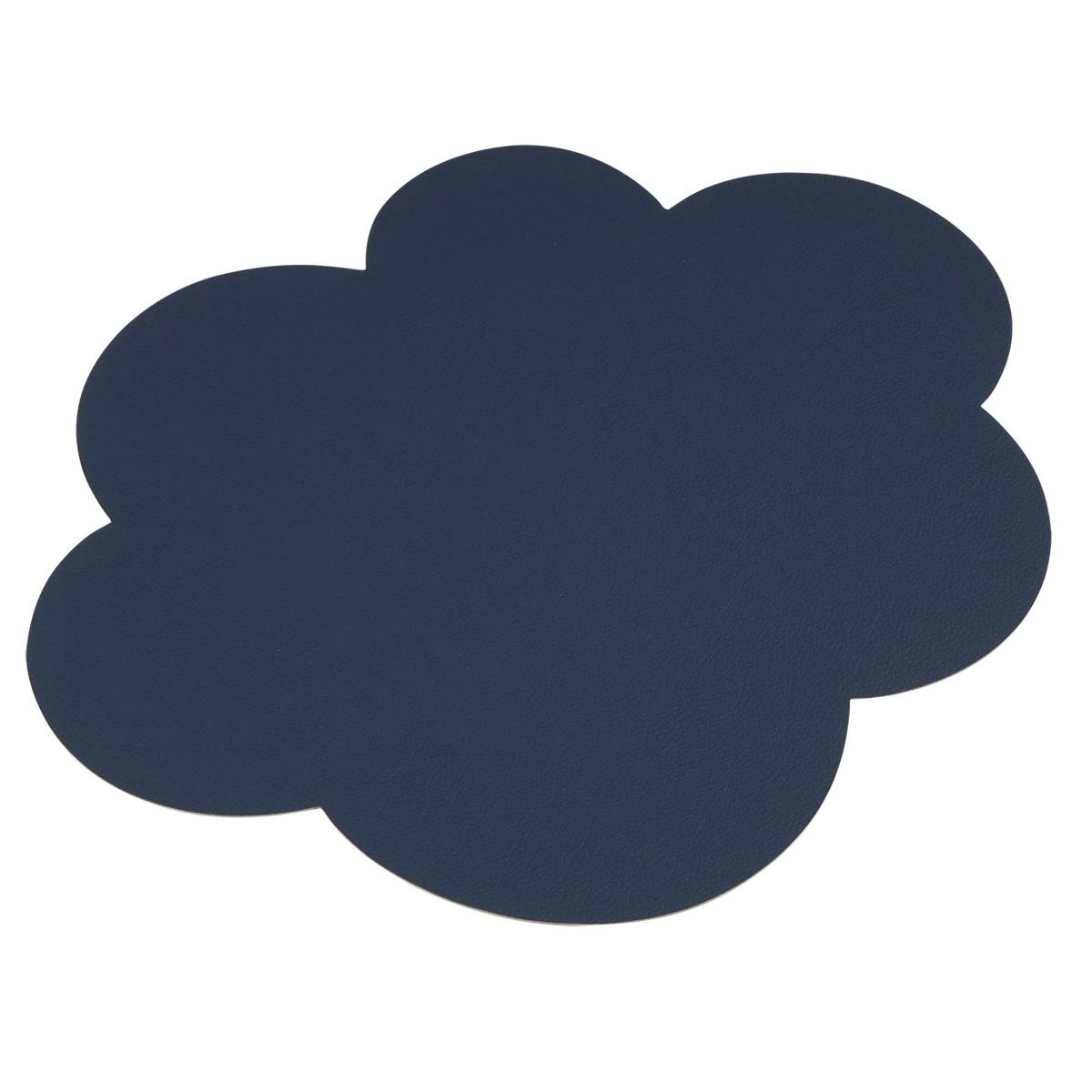 ランチョンマット アプリクス クラウド ( 42×35cm おしゃれ 撥水 洗える PVC リバーシブル テーブルマット エレガント 食卓 雲型 クラウド型 ) 【ブラウン×ブラック】 ブラウン×ブラック