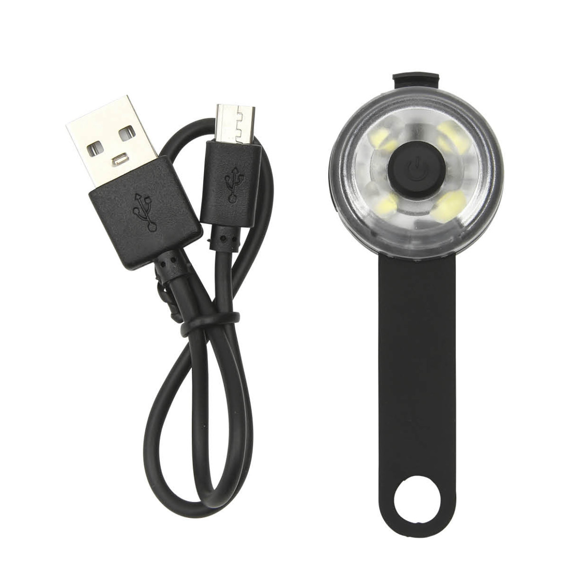 ライト 散歩 犬 ループセイフ ウルトラLED ( 夜 お散歩 お散歩ライト LED 光る 犬用ライト 防水 充電式 お出かけ 夜散歩 生活防水 明るい おしゃれ 犬用 安心 安全 事故防止 ペット用品 充電 USB充電 超軽量 簡単取付 コンパクト ) 【ブラック】 ブラック