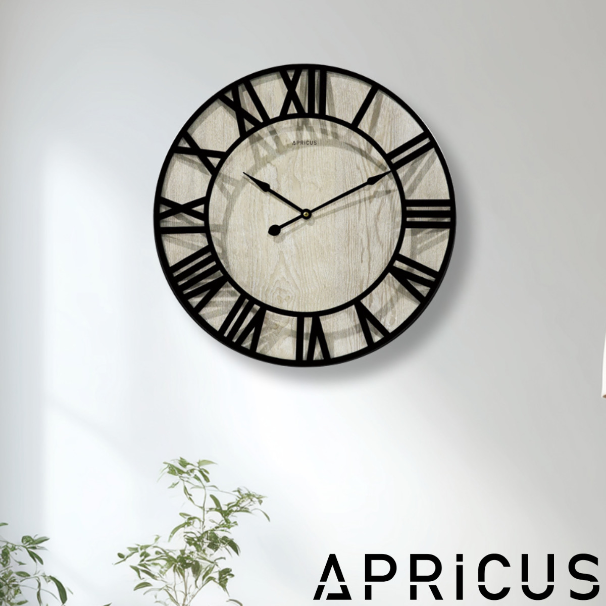 掛け時計 チャリオット おしゃれ 秒針なし 静音 ( 時計 壁掛け時計 ウォールクロック アナログ 壁 かけ時計 掛時計 静か 単三電池 とけい クロック 壁かけ時計 壁掛け 音がしない インテリア ナチュラル 北欧風 )