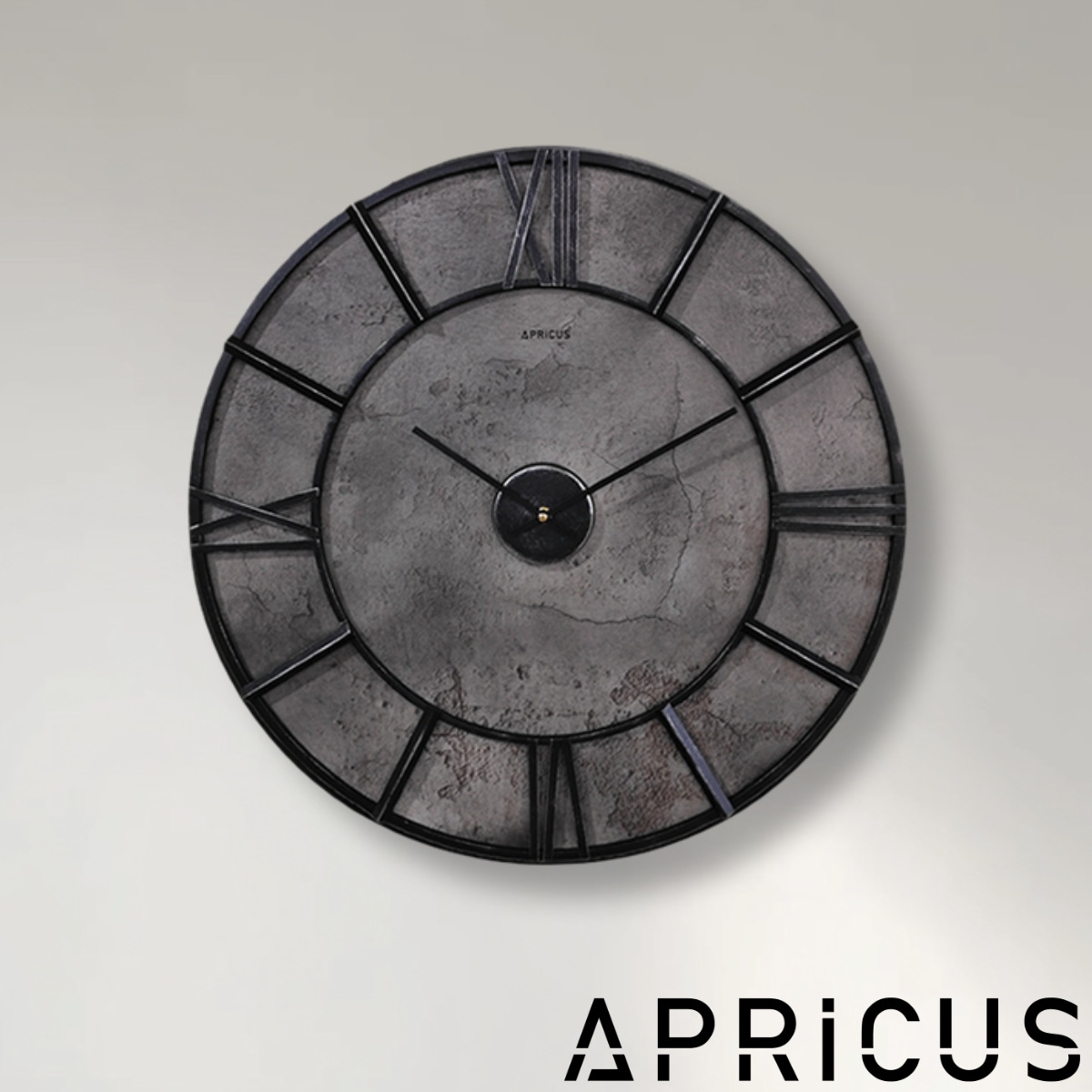 掛け時計 ルインストン おしゃれ 秒針なし 静音 ( 時計 壁掛け時計 ウォールクロック アナログ 壁 かけ時計 掛時計 静か 単三電池 とけい クロック 壁かけ時計 壁掛け 音がしない インテリア コンクリート風 モダン )