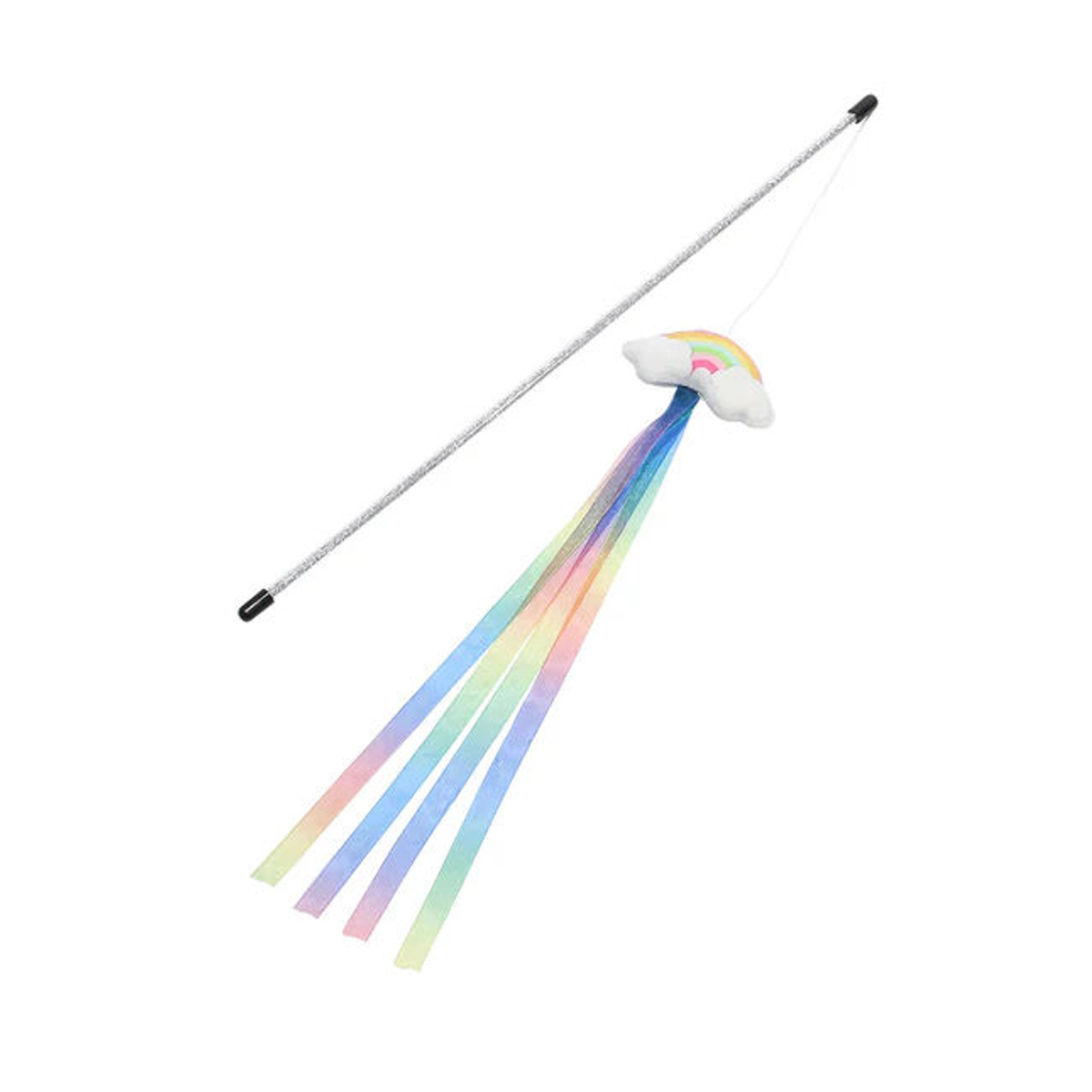 猫用おもちゃ ループ ロッディーズ ( ねこじゃらし 猫用 ペット用 ペットおもちゃ 釣り竿 遊び 運動不足 雲 虹 ペットトイ 運動 室内遊び ストレス発散 ペット用品 鈴無し )