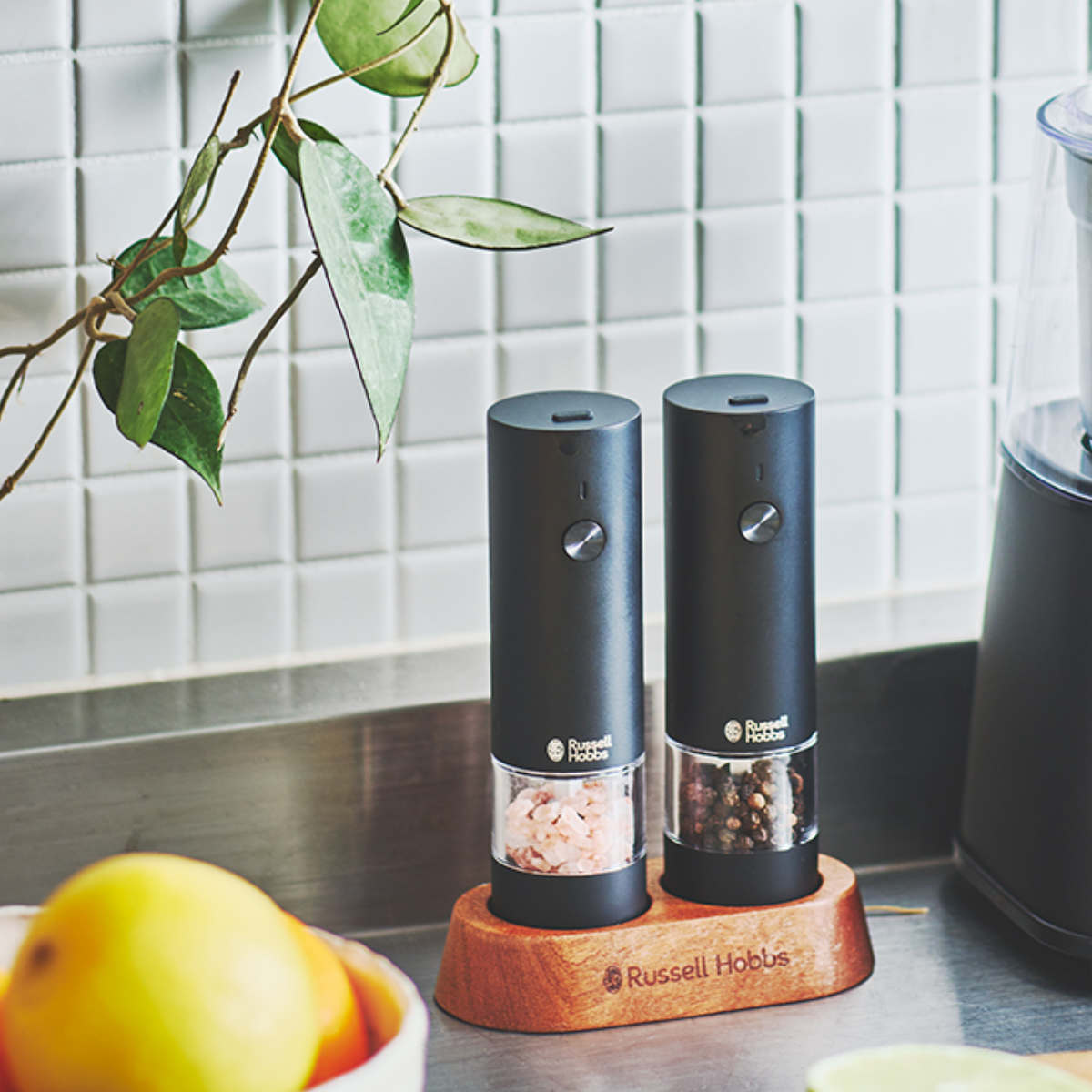 Russell Hobbs 充電式 電動ミル 2本セット ソルト＆ペッパー