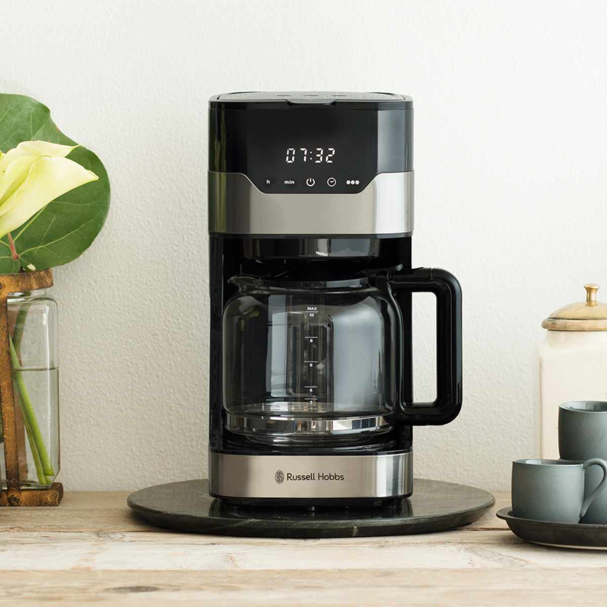 Russell Hobbs GRAN Drip 10cup グランドリップ10カップ ( ラッセルホブス コーヒーメーカー 10杯用 coresゴールドフィルター付き ドリップ コーヒー おしゃれ シンプル キッチン家電 珈琲メーカー )