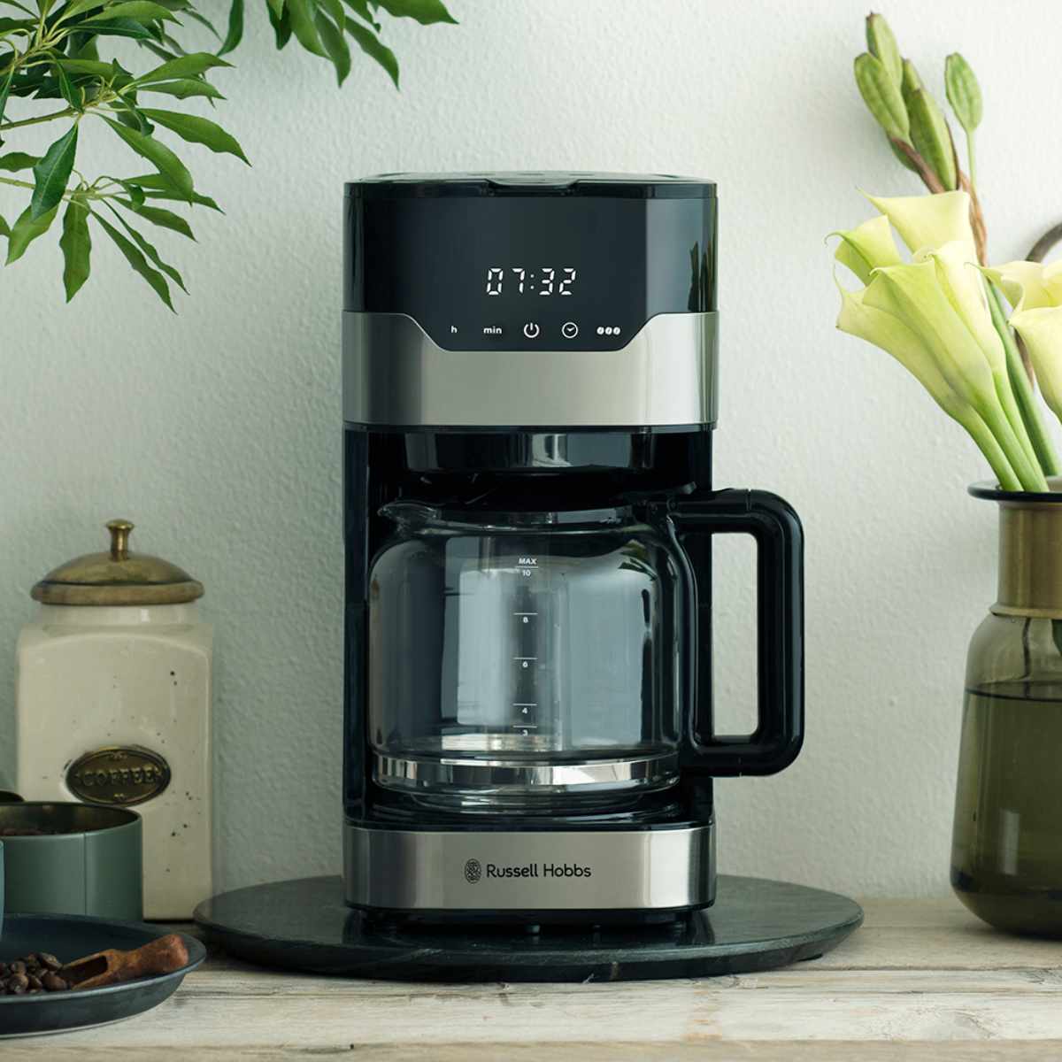 Russell Hobbs GRAN Drip 10cup グランドリップ10カップ ( ラッセルホブス コーヒーメーカー 10杯用 coresゴールドフィルター付き ドリップ コーヒー おしゃれ シンプル キッチン家電 珈琲メーカー )