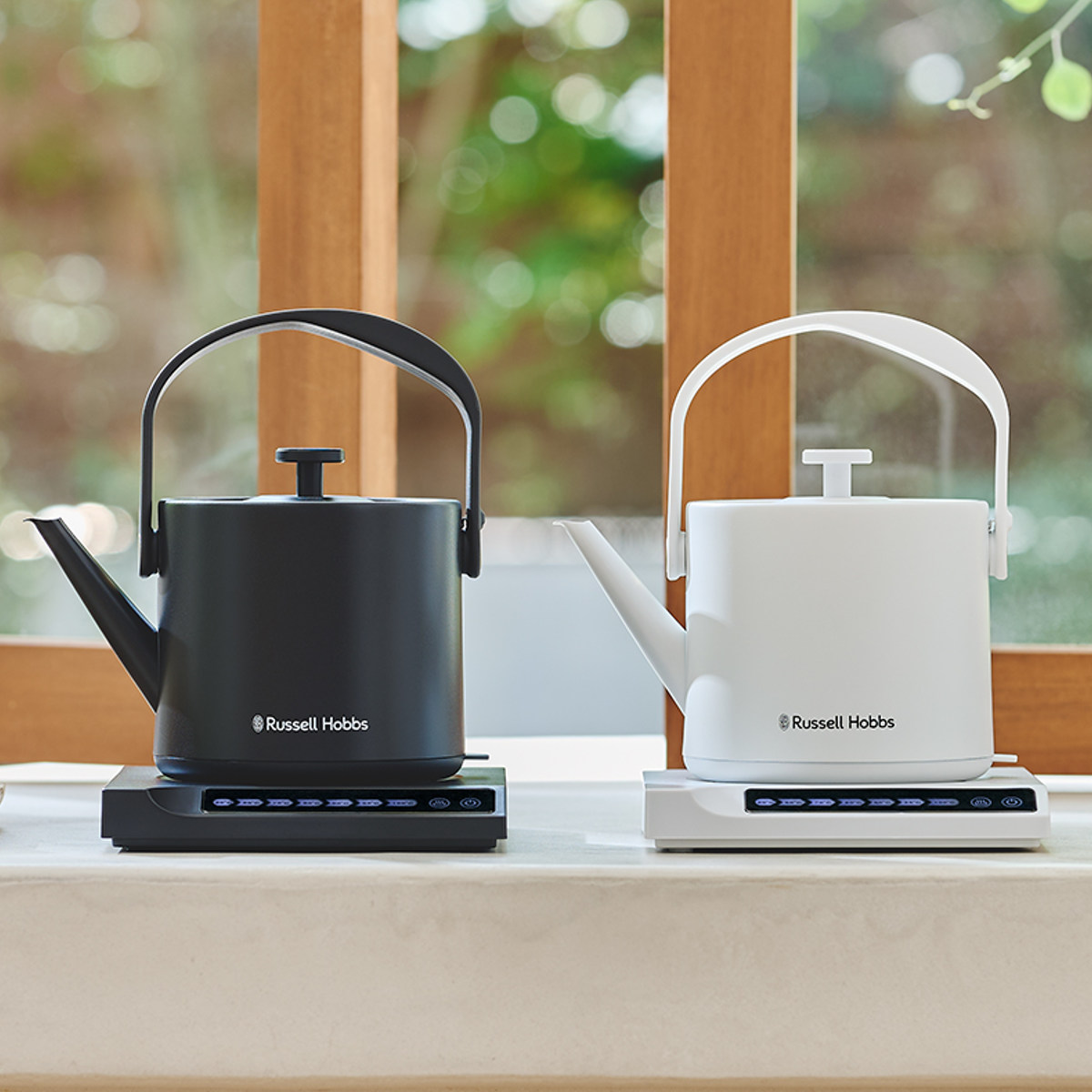 Russell Hobbs 電気ケトル 600ml 温度調節付き 保温機能付き Tケトル ( ラッセルホブス 電気ポット 0.6L 温度調節 温度設定 保温 湯沸かし おしゃれ 湯沸しポット 湯沸し器 ポット 0.6リットル ドリップ キッチン家電 キッチン小物 ) 【ホワイト】 ホワイト