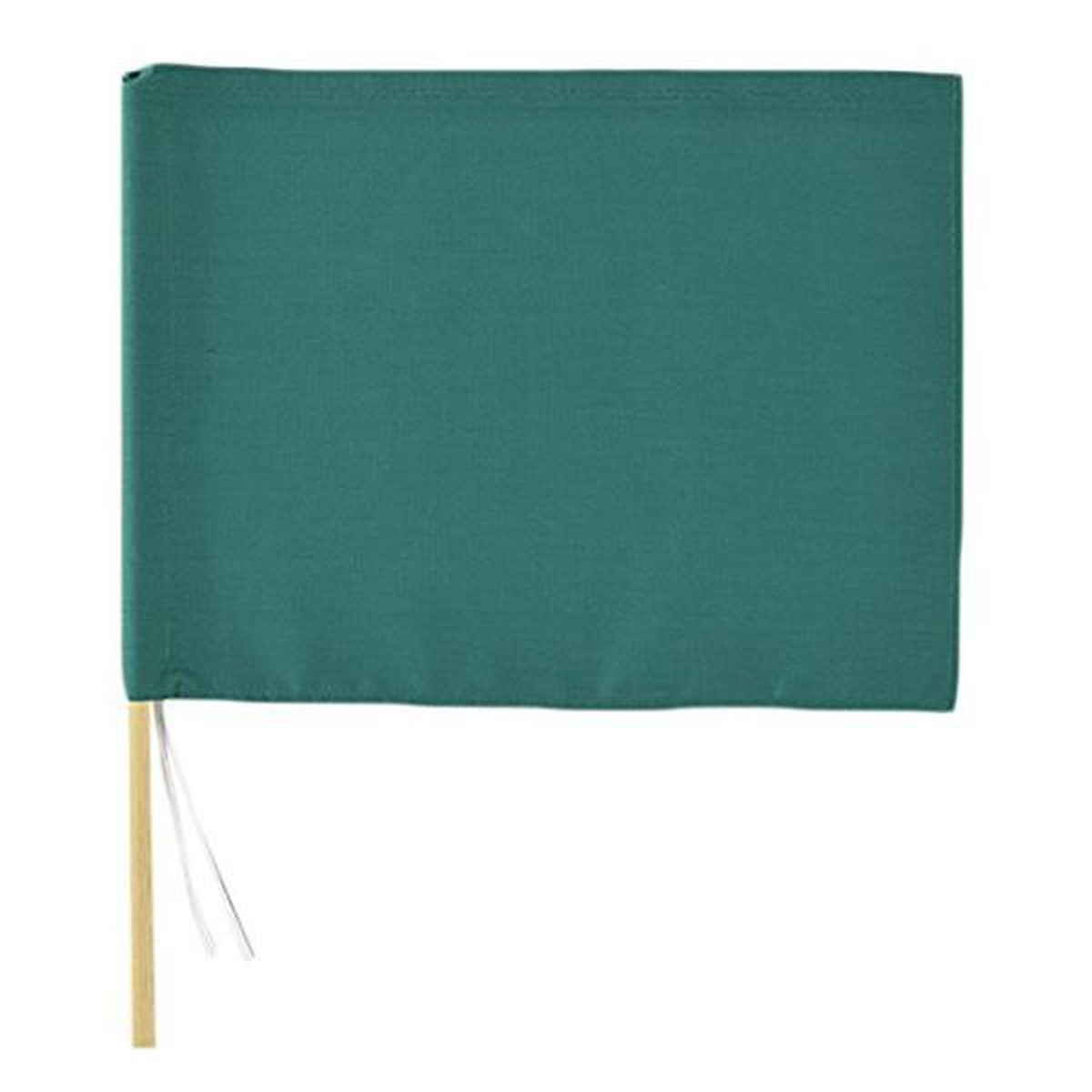 手旗 グリーン 30×42cm ( 緑色 無地 防災用品 フラッグ 旗 はた ハタ 交通整理 工事現場 倉庫 安全 建築 建設 現場 工場 会社 オフィス 学校 施設 安全用品 防災グッズ 災害 防災 災害時 )