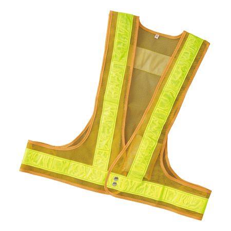 LED内蔵ベスト 高反射タイプ フリーサイズ イエロー/イエロー （ 安全ベスト 作業服 工事 ）