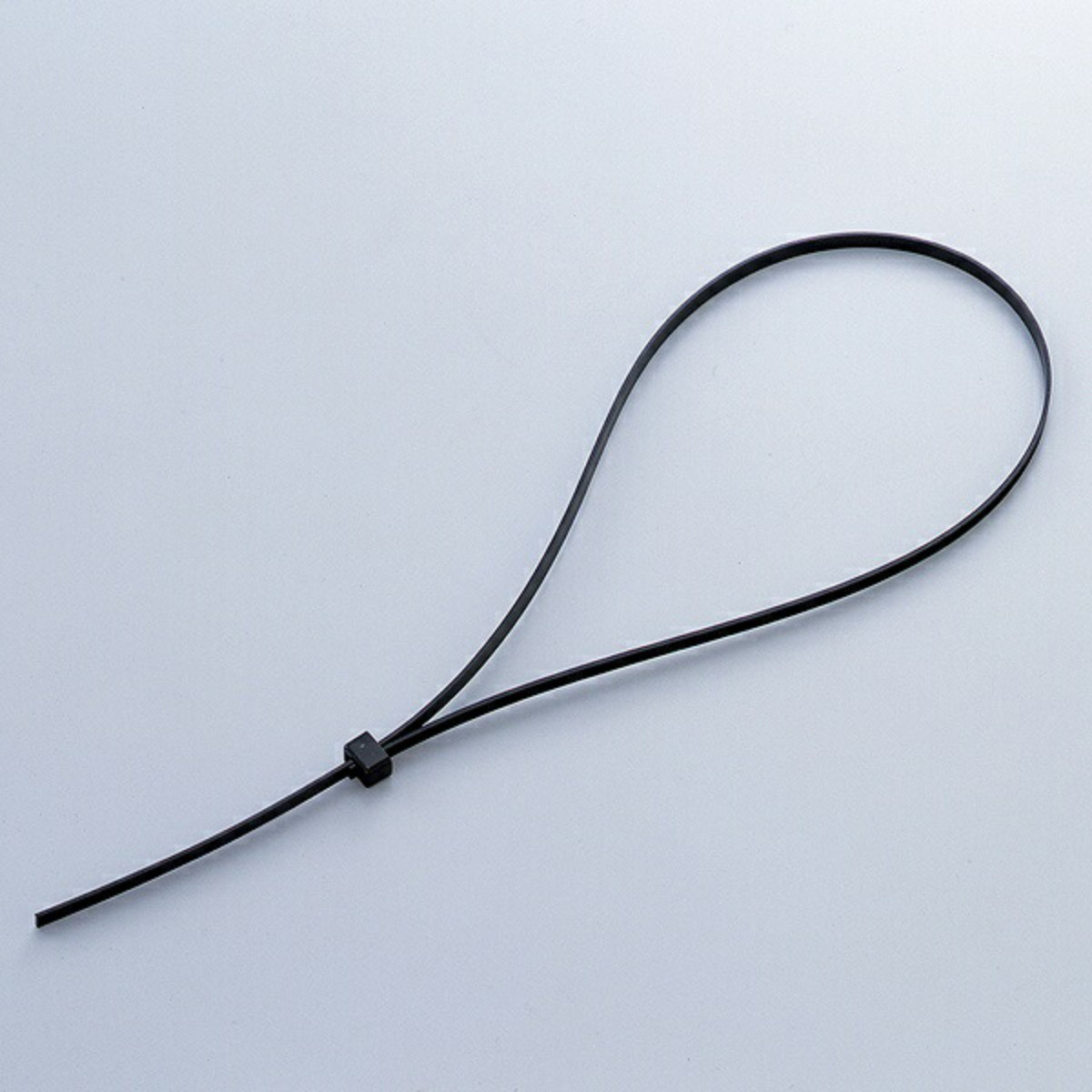 結束バンド ループ アスベスト-70B 70cm 10本1組 （ バンド アスベスト関係標識 石綿障害予防規則関係標識 ブラック ）