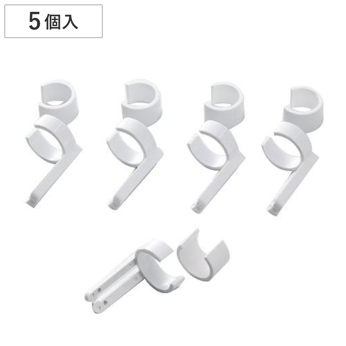 ノボリ旗用 からみつき防止ストッパー 5個入り （ 安全用品 のぼり 交通安全 ）