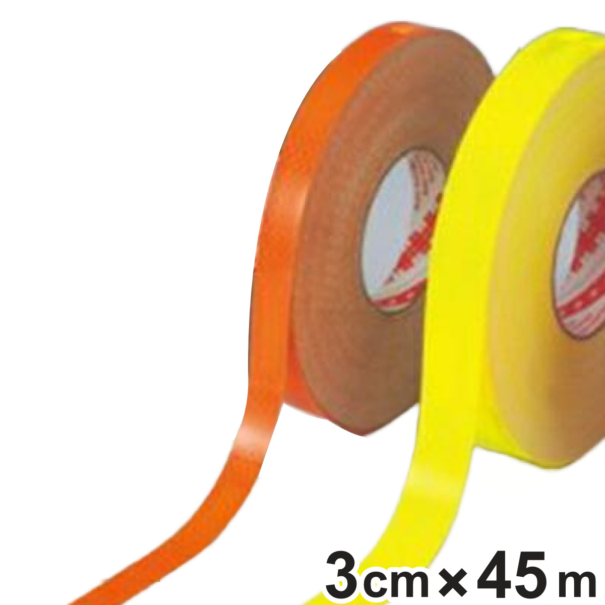 反射テープ 高輝度タイプ 3cm×45m オレンジ ( リフレクター 安全用品 )