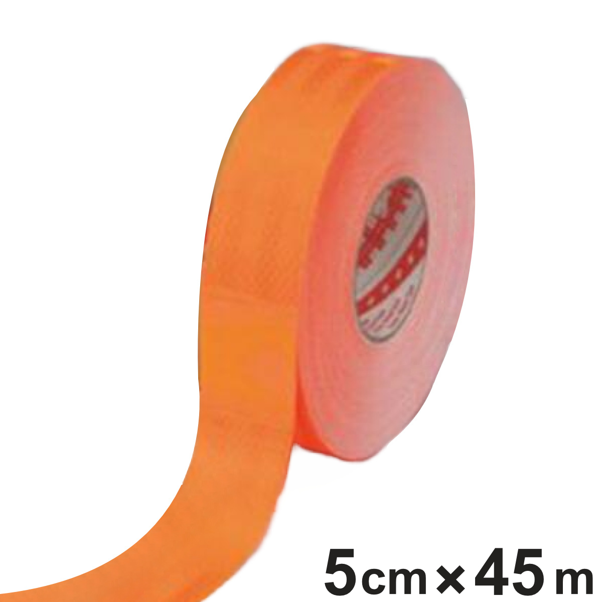反射テープ 高輝度タイプ 5cm×45m 蛍光オレンジ ( リフレクター 安全用品 )