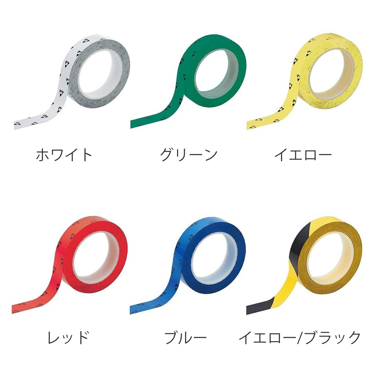 クリーンルーム用 ラインテープ 帯電防止加工 2.5cm×33m巻 ( 粘着テープ 区画整理 線引き ライン引き ) 【ブルー】 ブルー