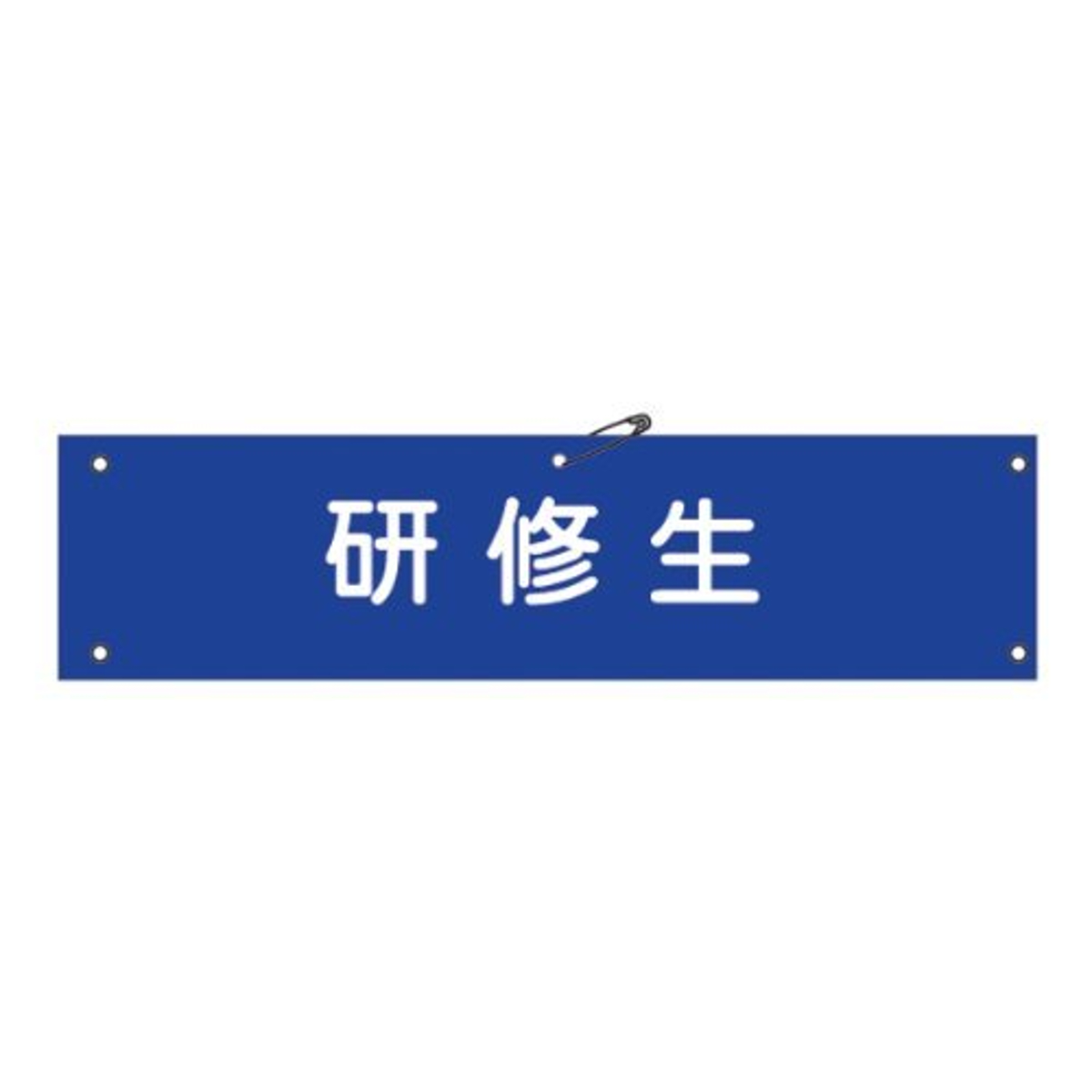腕章 「 研修生 」 軟質塩ビ製 9×36cm （ 安全用品 ）