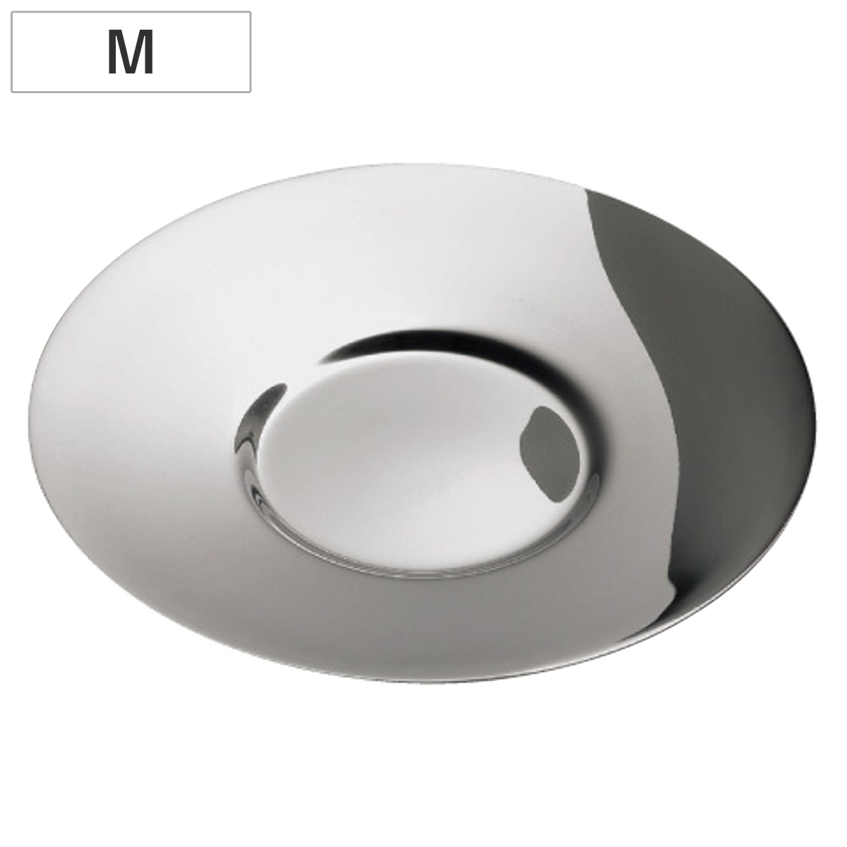 ステンレス ソーサー M ( 12.9cm プレート シンプル スタイリッシュ モダン カトラリー )