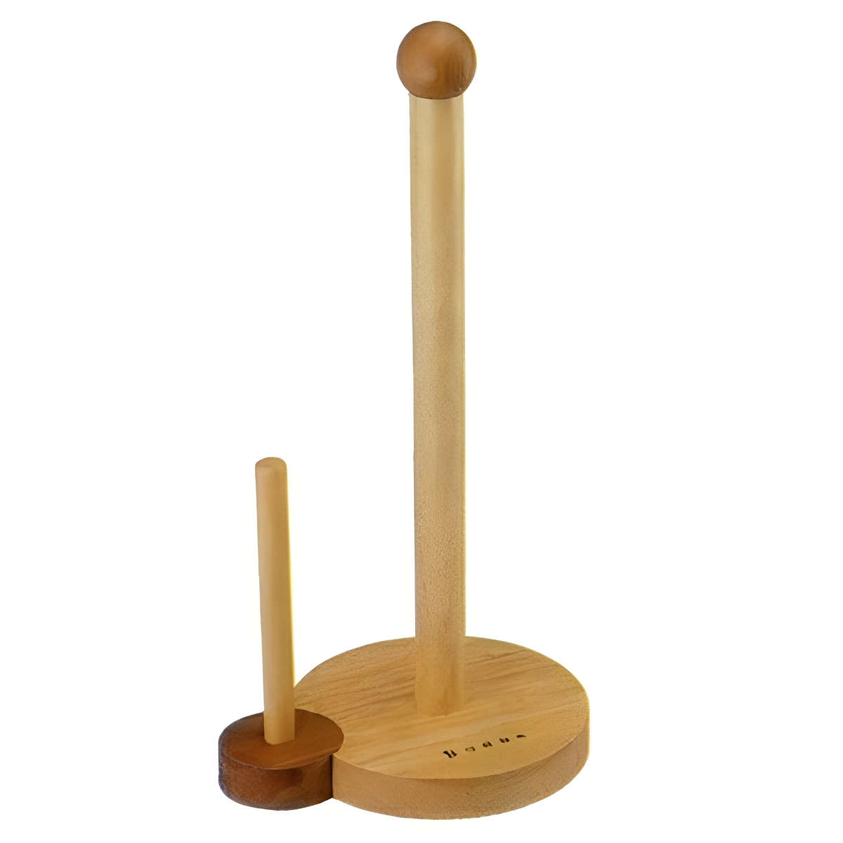 キッチンペーパーホルダー ボンヌ ペーパーホルダー 木製 （ キッチンペーパースタンド ホルダー 縦置き 天然木 コンパクト ペーパースタンド ロールペーパー クッキングペーパー 収納 カット ）