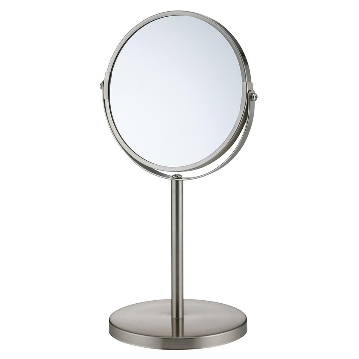 卓上ミラー スタンド付き つや消し コルドミラー SALUS ( 卓上 スタンドミラー ミラー メイク鏡ミラー かがみ 鏡 円形 丸 角度調節 おしゃれ シンプル 化粧 メイクミラー )