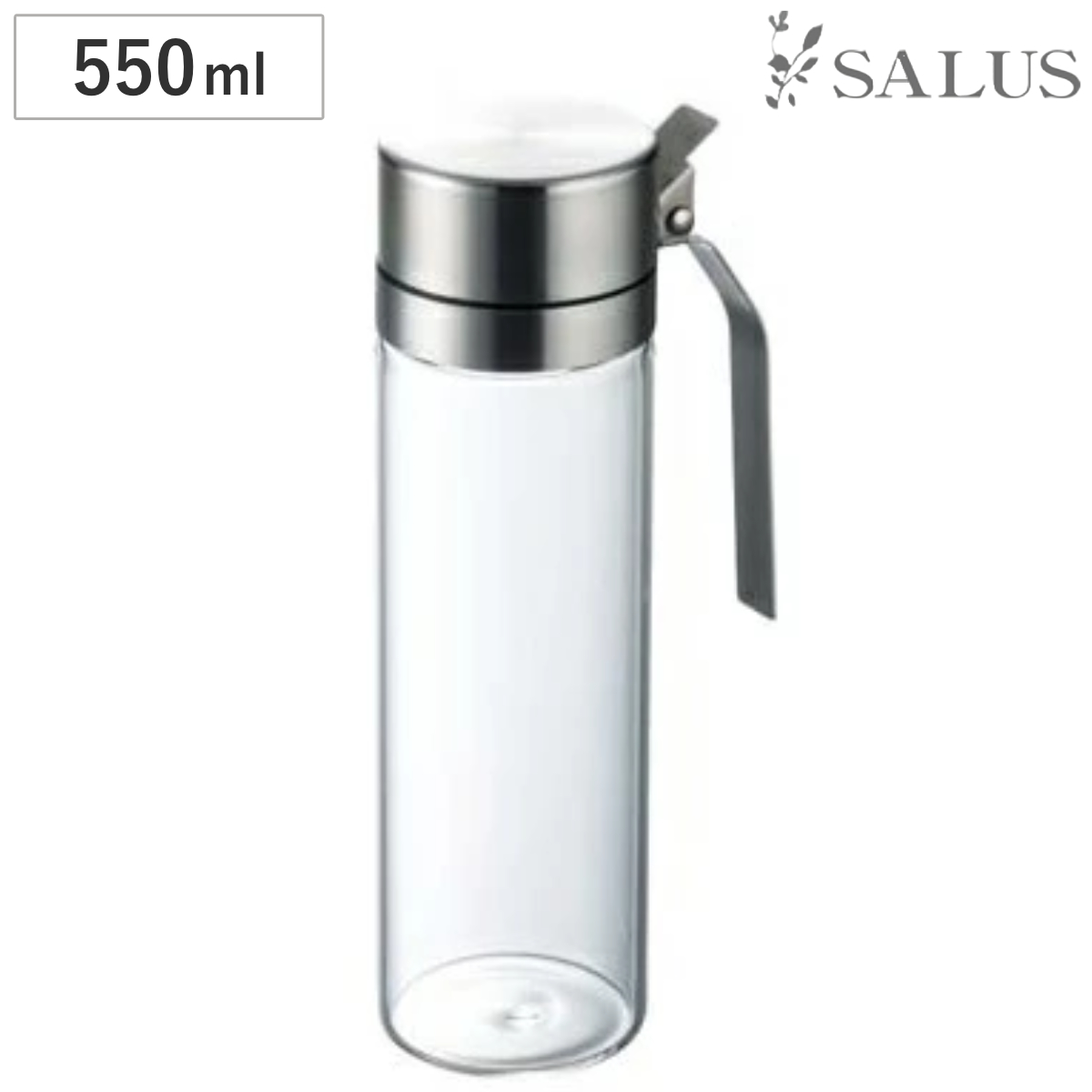 調味料入れ 550ml オイル&ヴィネガージャー SALUS スカンディック ( オイルボトル 調味料ボトル 詰め替えボトル 詰替えボトル セイラス ガラス製 耐熱 ビネガーボトル ヴィネガーボトル オイル差し オイルポット おしゃれ )