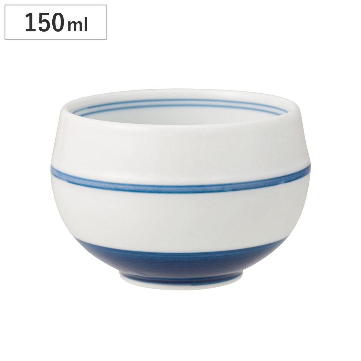 茶器 夢路 つぼ仙茶 （ 150ml カップ コップ 湯のみ 食洗機対応 電子レンジ対応 磁器 波佐見焼 日本製 シンプル 和風 上品 伝統柄 ）
