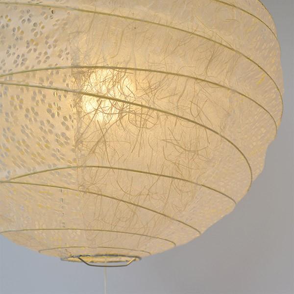 ペンダントライト 2灯 cross 小倉流紙白×小梅白 直径60×高さ57cm 和紙照明 日本製 和風 天井照明 ( 照明 天井 和風照明 丸 吊り下げ ライト 照明器具 2灯式 リビング ダイニング 居間 寝室 和室 洋室 おしゃれ 和紙 食卓用 店舗 )