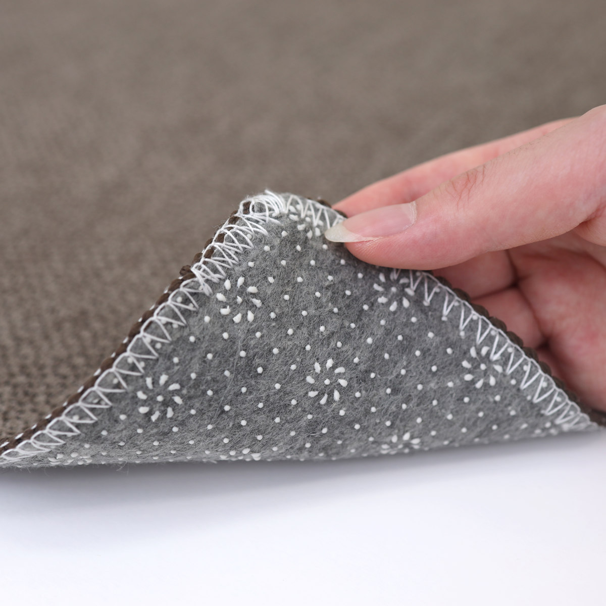 キッチンマット PallyPally 47×120cm 撥水加工 洗濯機可 ( マット キッチンラグ インテリアマット 台所マット 水に強い 洗える 薄手 マルチマット 玄関マット ラグマット 玄関 室内 ラグ 滑り止め加工 撥水 拭ける ひとり暮らし ) 【グレー】 グレー