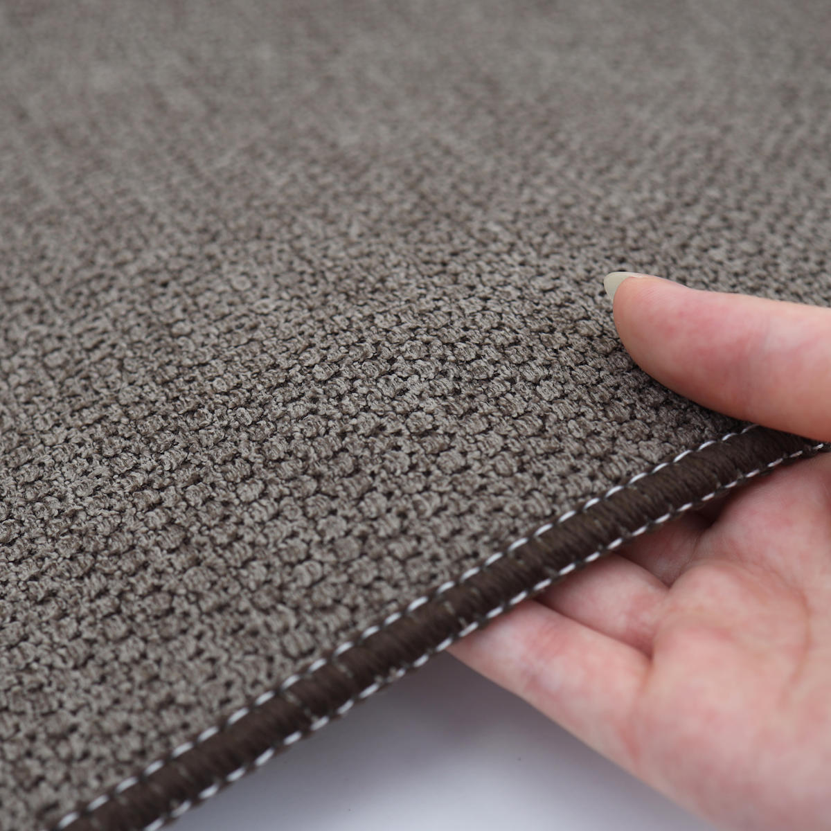 キッチンマット PallyPally 47×180cm 撥水加工 洗濯機可 ( マット キッチンラグ インテリアマット 台所マット 水に強い 洗える 薄手 マルチマット 玄関マット ラグマット 室内 ラグ 滑り止め加工 撥水 拭ける ) 【ブラウン】 ブラウン