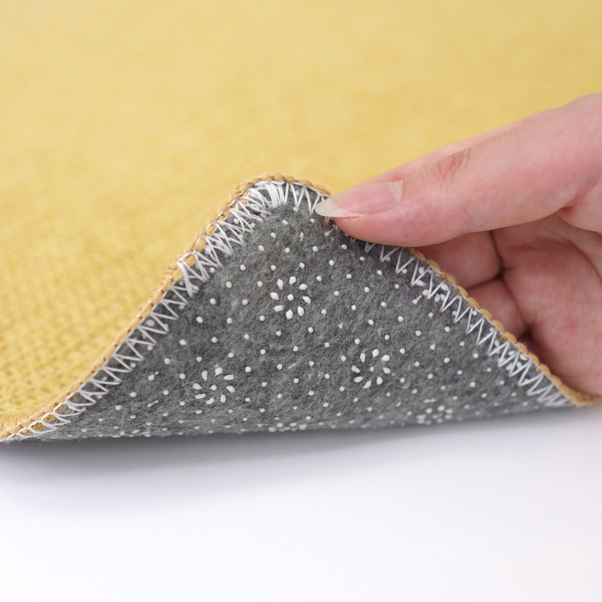 キッチンマット PallyPally 47×180cm 撥水加工 洗濯機可 ( マット キッチンラグ インテリアマット 台所マット 水に強い 洗える 薄手 マルチマット 玄関マット ラグマット 室内 ラグ 滑り止め加工 撥水 拭ける ) 【ブラウン】 ブラウン