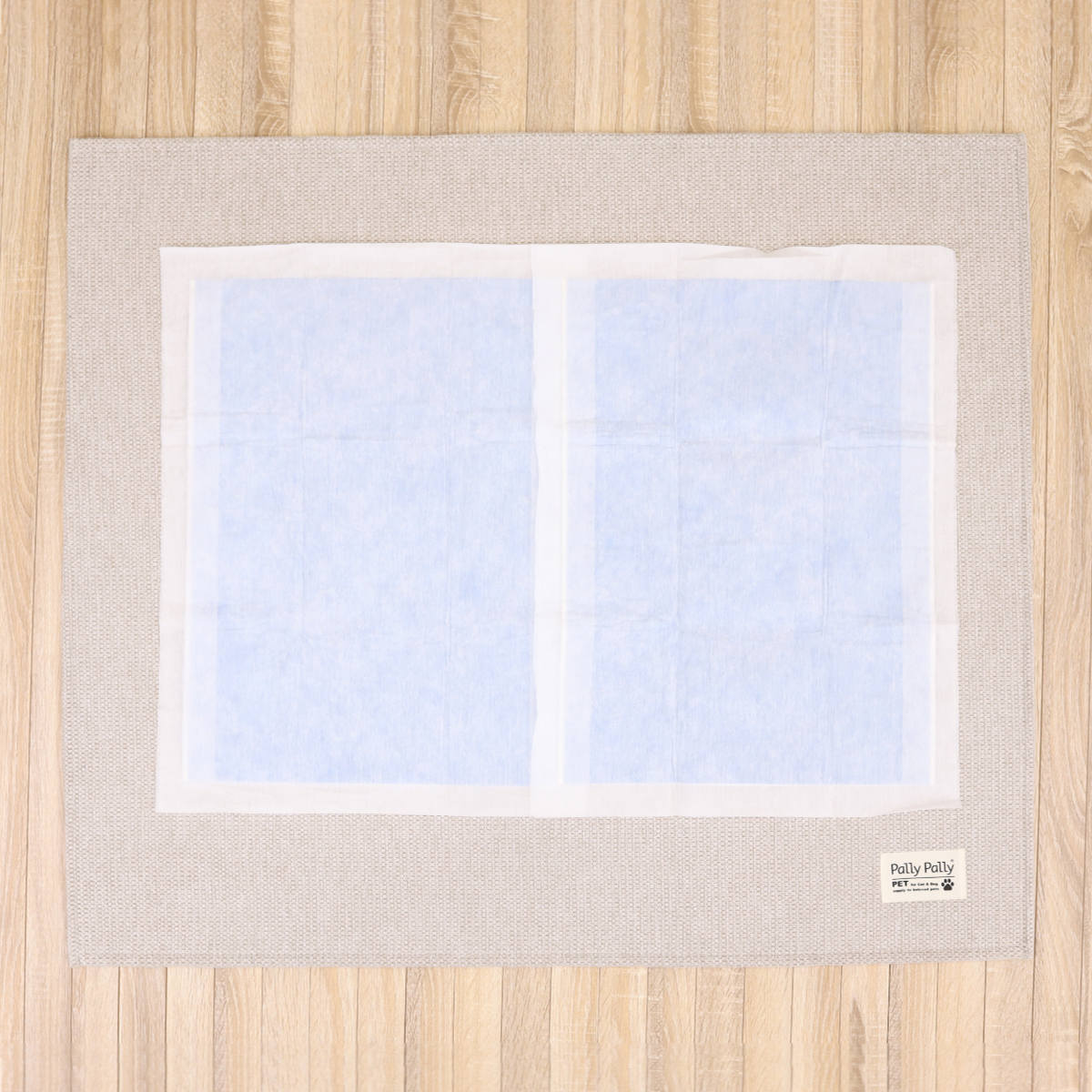 ペットマット 100×86cm PallyPallyPET 犬 猫 はっ水 ( 洗える 滑り止め トイレマット はっ水加工 滑りにくい 床暖房対応 ペット ペット用品 ウォッシャブル 丸洗い 洗濯可 撥水加工 お手入れ簡単 ズレにくい 犬用 猫用 ペット用 ) 【グレー】 グレー