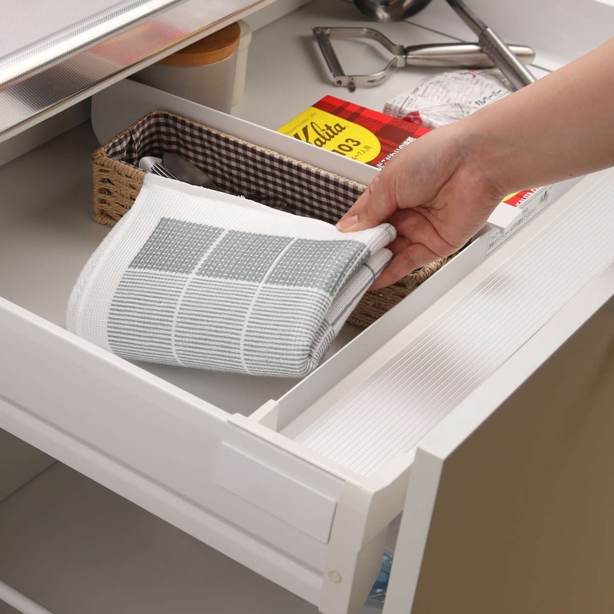 水切りマット 食器乾燥マット 33×50cm 速乾 ( 吸水マット 吸水水切りマット 水切り用マット ディッシュマット 吸水 2層 キッチン用吸水マット キッチンマット ドライマット ドライングマット 乾燥 水切り 大判 水切り用品 ) 【ライトブルー】 ライトブルー