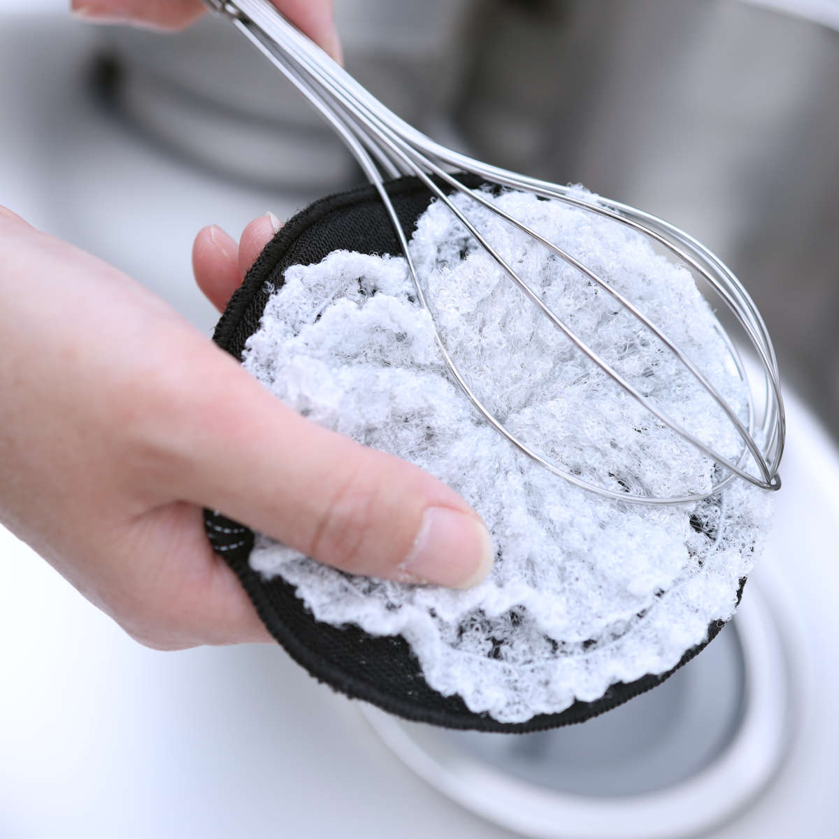 キッチンスポンジ 軽い力で食器洗いスポンジ ( スポンジ 食器洗いスポンジ 食器用スポンジ へたりにくい 泡立ち 速乾 丸型 台所用スポンジ クリーナー 水切れ やわらかい 傷つけない パッキン スライサー 皿洗い かわいい )