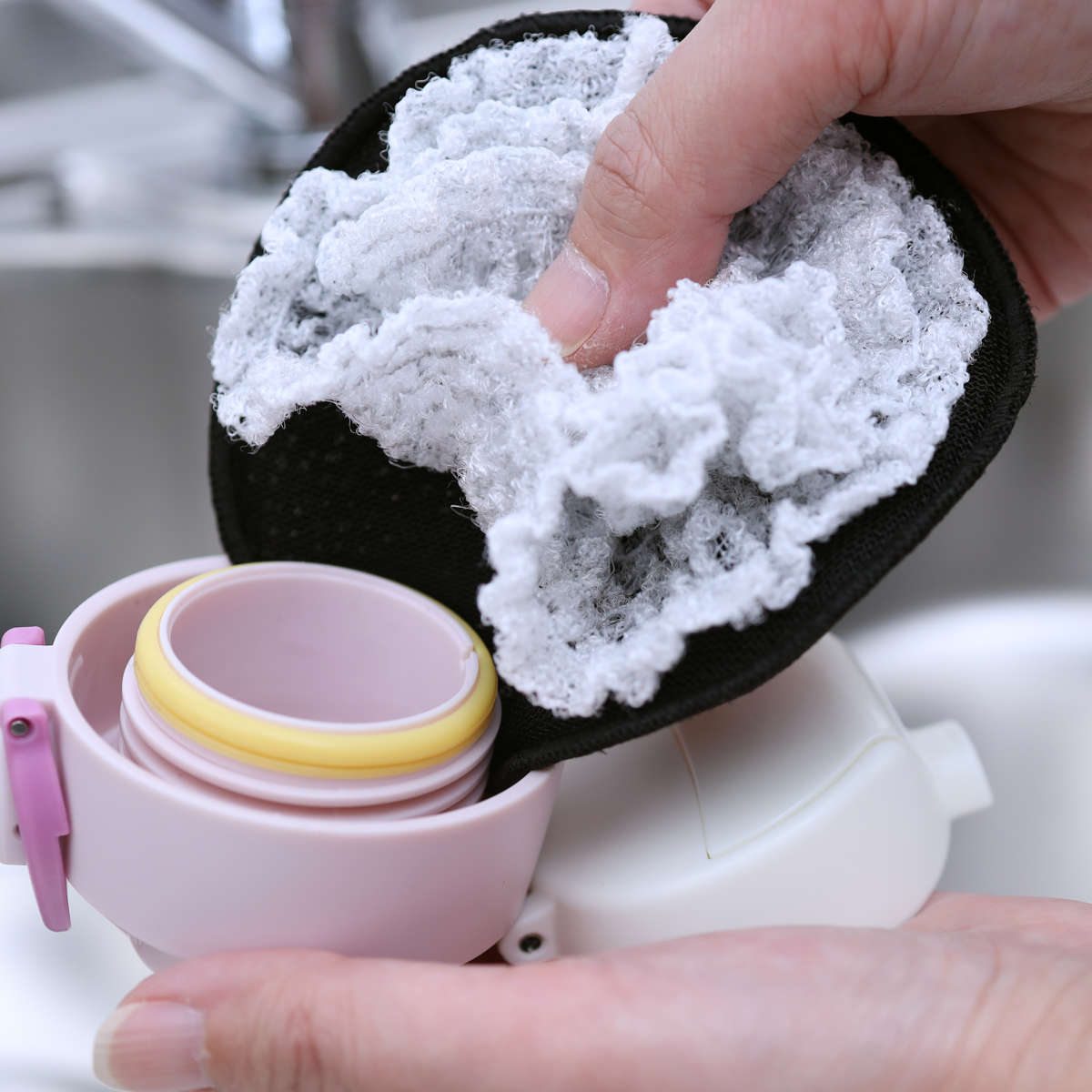 キッチンスポンジ 軽い力で食器洗いスポンジ ( スポンジ 食器洗いスポンジ 食器用スポンジ へたりにくい 泡立ち 速乾 丸型 台所用スポンジ クリーナー 水切れ やわらかい 傷つけない パッキン スライサー 皿洗い かわいい )