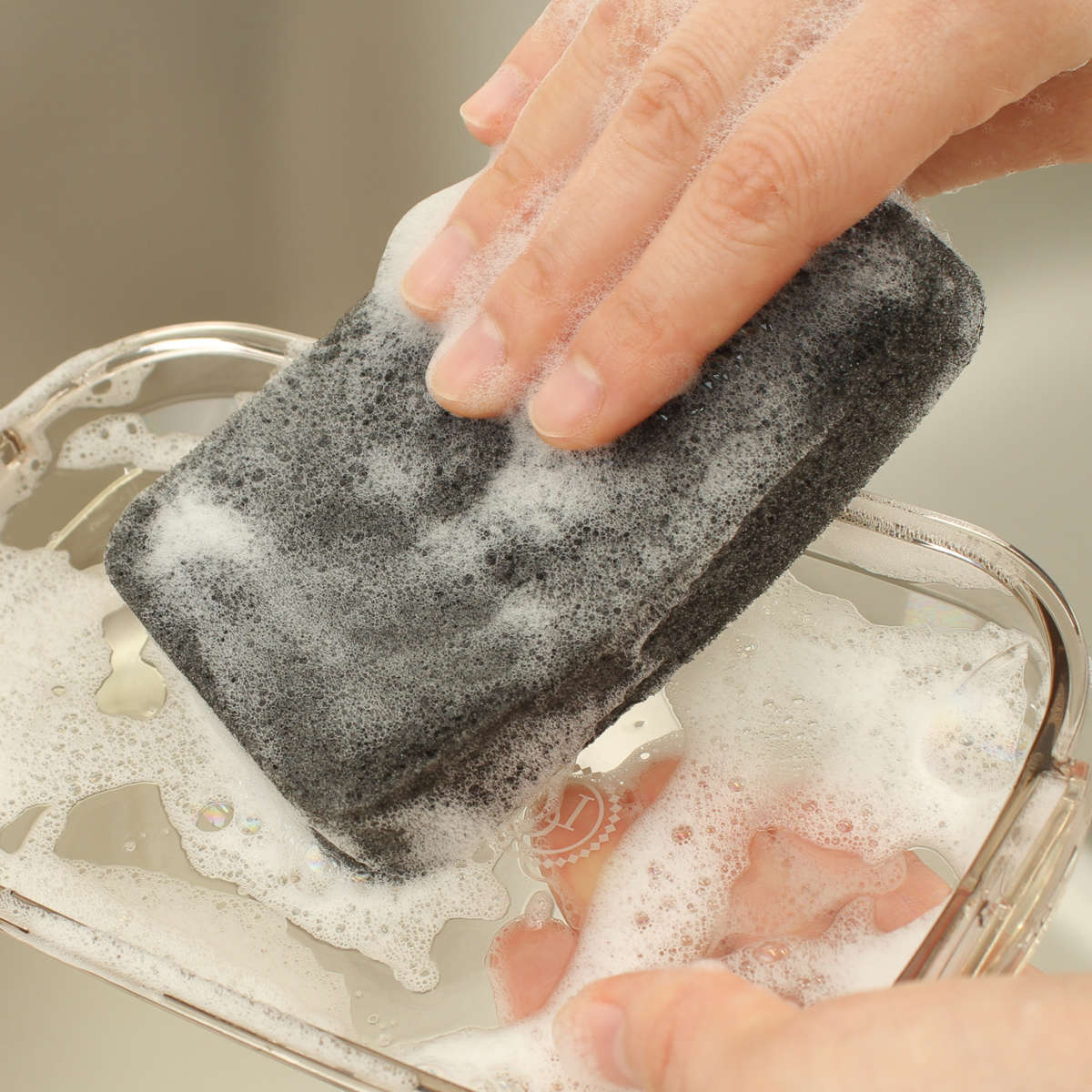 キッチンスポンジ コーティングを長持ちさせる スポンジ ( フライパン 鍋 炊飯器 洗い 食器洗いスポンジ 食器用スポンジ やわらかい 泡立ち 台所用スポンジ クリーナー 水切れ 傷つけない コーティング 皿洗い キッチン )