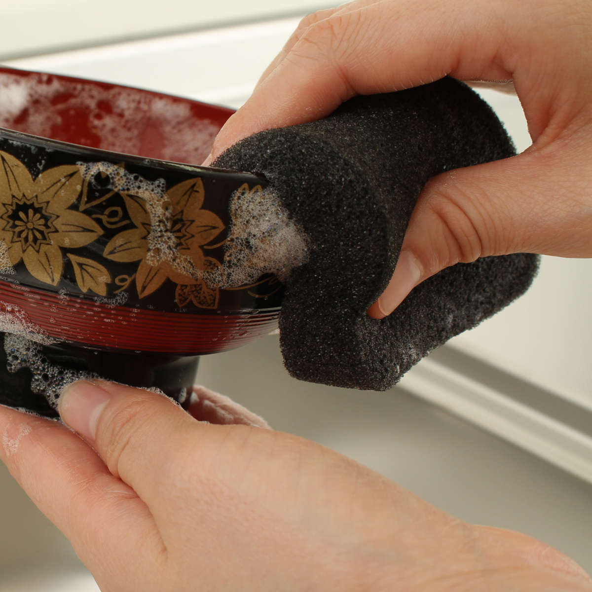 キッチンスポンジ コーティングを長持ちさせる スポンジ ( フライパン 鍋 炊飯器 洗い 食器洗いスポンジ 食器用スポンジ やわらかい 泡立ち 台所用スポンジ クリーナー 水切れ 傷つけない コーティング 皿洗い キッチン )