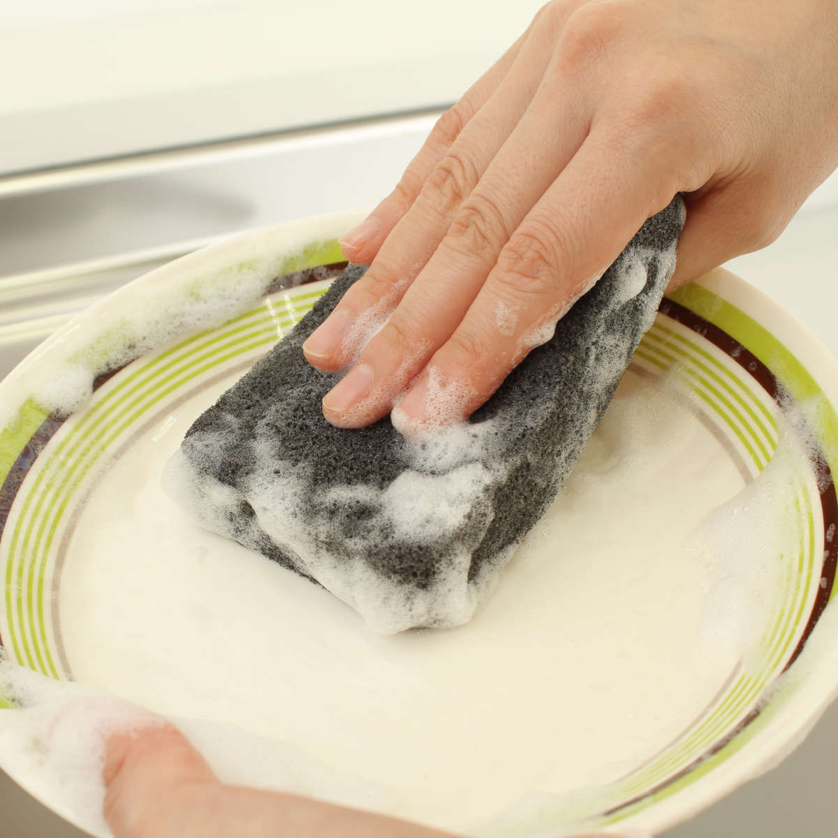 キッチンスポンジ コーティングを長持ちさせる スポンジ ( フライパン 鍋 炊飯器 洗い 食器洗いスポンジ 食器用スポンジ やわらかい 泡立ち 台所用スポンジ クリーナー 水切れ 傷つけない コーティング 皿洗い キッチン )