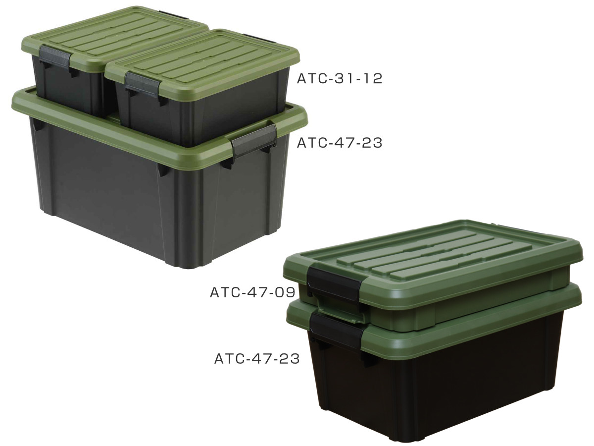 dショッピング |収納ボックス Nタフコン ATC-47-23 フタ付き 幅